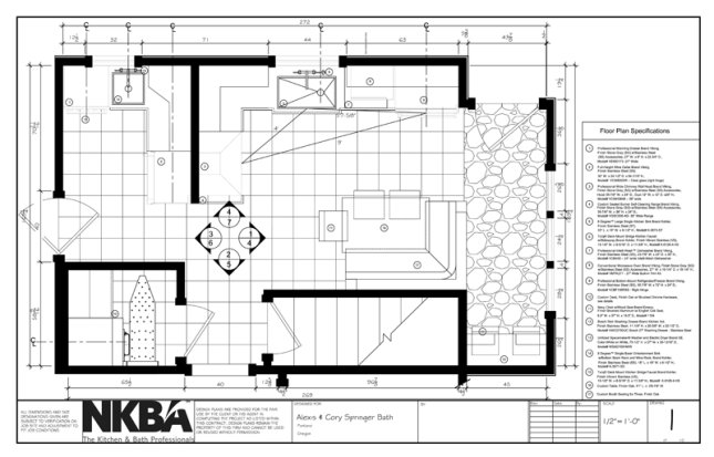 NKBA Kitchen Floor Plans